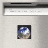 Sicht auf die Erde mit dem arktischen Raum Magnet (In Situ (Geschirrspüler))