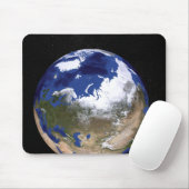 Sicht auf die Erde mit dem arktischen Raum Mousepad (Mit Mouse)
