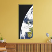 Sicht auf die Erde vom Weltraum Leinwanddruck (Insitu (Wohnzimmer))
