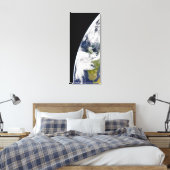 Sicht auf die Erde vom Weltraum Leinwanddruck (Insitu (Schlafzimmer))