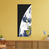 Sicht auf die Erde vom Weltraum Leinwanddruck (Insitu (Wohnzimmer))