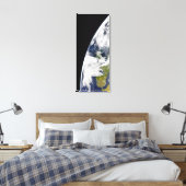Sicht auf die Erde vom Weltraum Leinwanddruck (Insitu (Schlafzimmer))
