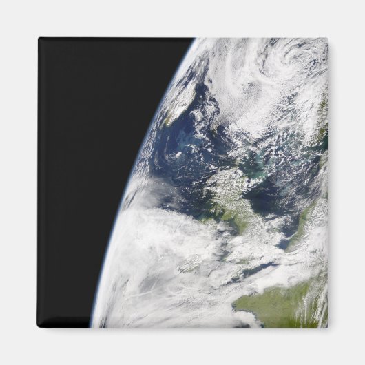 Sicht auf die Erde vom Weltraum Magnet (Vorne)