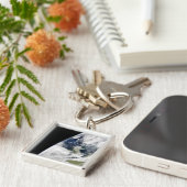 Sicht auf die Erde vom Weltraum Schlüsselanhänger (Seite)