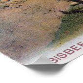 Sicht auf die Esel, die Wasser transportieren Bisb Poster (Ecke)