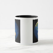 Sicht auf die ganze Erde mit Indonesien, Ozean Tasse (Zentrum)