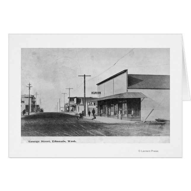 Sicht auf die George Street (Vorderseite (Horizontal))