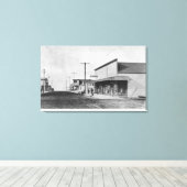 Sicht auf die George Street Leinwanddruck (Insitu (Holzboden))