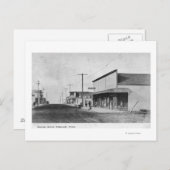 Sicht auf die George Street Postkarte (Vorne/Hinten)