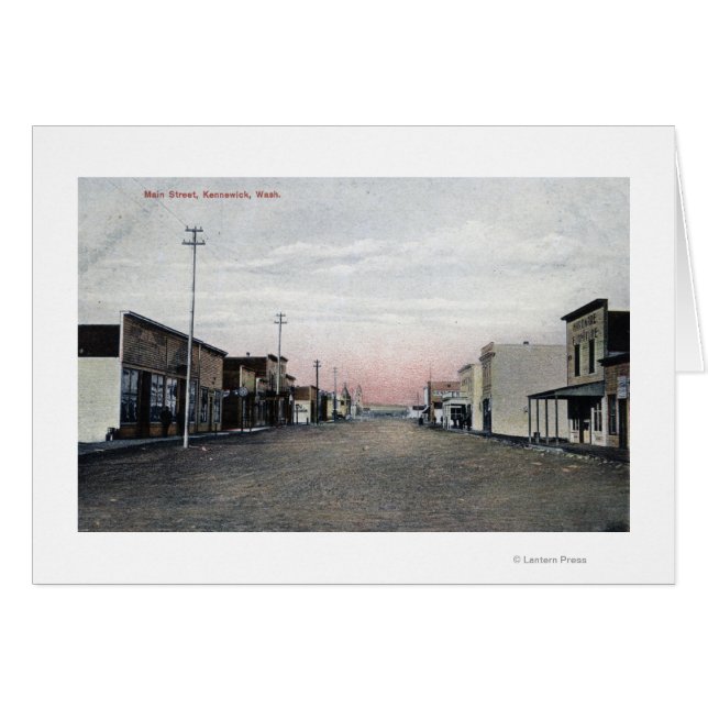 Sicht auf die Hauptstraße (Vorderseite (Horizontal))