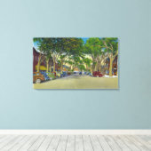 Sicht auf die Hauptstraße 2 Leinwanddruck (Insitu (Holzboden))