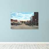 Sicht auf die Hauptstraße 3 Leinwanddruck (Insitu (Holzboden))