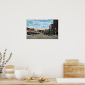 Sicht auf die Hauptstraße 5 Poster (Küche)