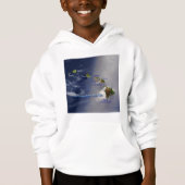 Sicht auf die Hawaiianischen Inseln Hoodie (Vorderseite)