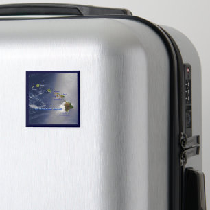 Sicht auf die Hawaiianischen Inseln Magnet