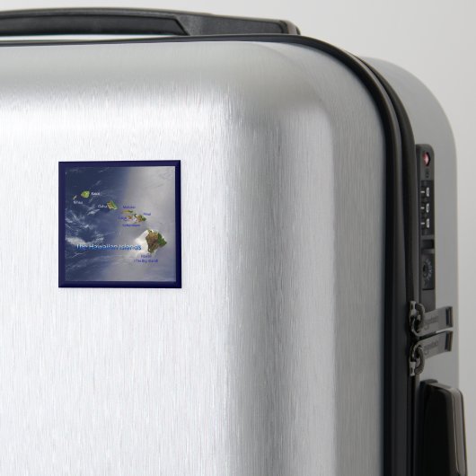 Sicht auf die Hawaiianischen Inseln Magnet (In Situ (Gepäck))