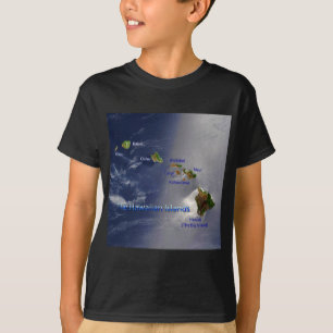 Sicht auf die Hawaiianischen Inseln T-Shirt