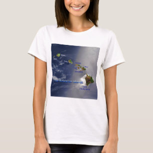 Sicht auf die Hawaiianischen Inseln T-Shirt