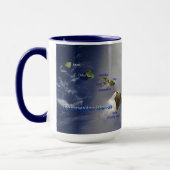 Sicht auf die Hawaiianischen Inseln Tasse (Links)