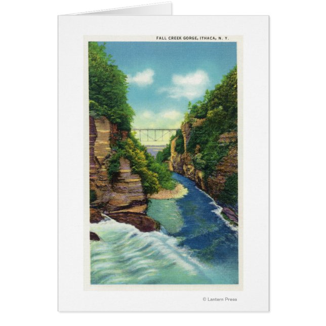 Sicht auf die Herbstcreek-Schlucht (Vorne)