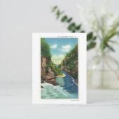 Sicht auf die Herbstcreek-Schlucht Postkarte (Stehend Vorderseite)