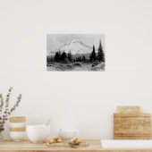 Sicht auf die Höfe aus dem Camp der Regierung Poster (Küche)