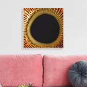 Sicht auf die Innenseite der Irisblende Leinwanddruck (Insitu (Wohnzimmer))