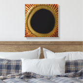 Sicht auf die Innenseite der Irisblende Leinwanddruck (Insitu (Schlafzimmer))