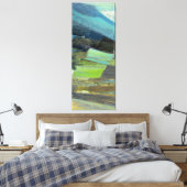 Sicht auf die Küste II | Abstrakte Print 7 Leinwanddruck (Insitu (Schlafzimmer))