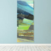 Sicht auf die Küste II | Abstrakte Print 7 Leinwanddruck (Insitu (Holzboden))