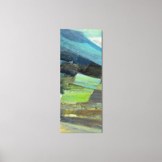 Sicht auf die Küste II | Abstrakte Print 7 Leinwanddruck (Vorderseite)