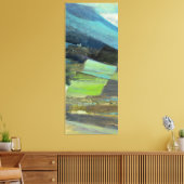 Sicht auf die Küste II | Abstrakte Print 7 Leinwanddruck (Insitu (Wohnzimmer))