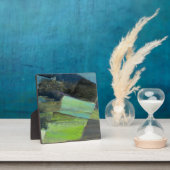 Sicht auf die Küste II | Abstrakte Print Fotoplatte (InSitu)