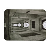 Sicht auf die Lampen (b/w Foto) Magnet (Horizontal)