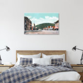 Sicht auf die Main StreetColville, WA Leinwanddruck (Insitu (Schlafzimmer))