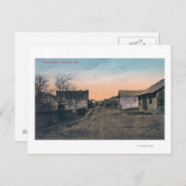 Sicht auf die Main StreetHornitos, CA Postkarte (Vorne/Hinten)