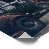 Sicht auf die Main StreetLakeport, CA Poster (Ecke)