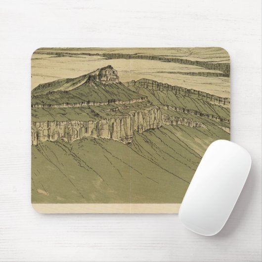 Sicht auf die Marmorschlucht-Plattform Mousepad (Mit Mouse)