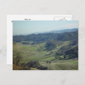 Sicht auf die Minen der schwarzen Diamanten Postkarte (Vorne/Hinten)