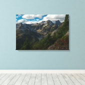 Sicht auf die mittleren und unteren Thornton-Seen Leinwanddruck (Insitu (Holzboden))