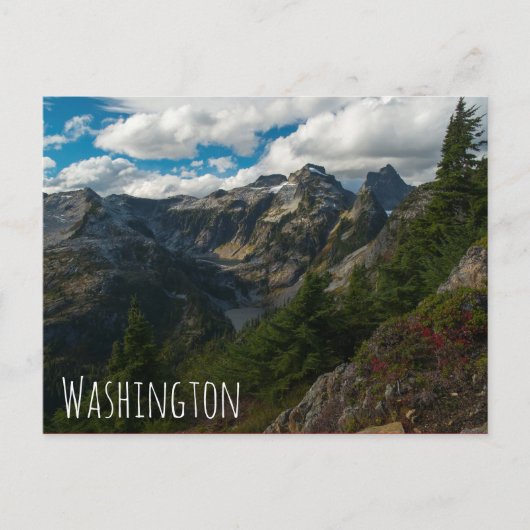 Sicht auf die mittleren und unteren Thornton-Seen Postkarte (Vorderseite)