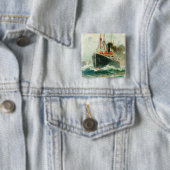 Sicht auf die Patricia auf See, Hamburg-Amerika Button (Beispiel)