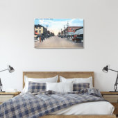 Sicht auf die Pazifikstraße Leinwanddruck (Insitu (Schlafzimmer))