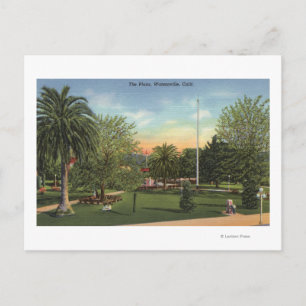 Sicht auf die Plaza Postkarte