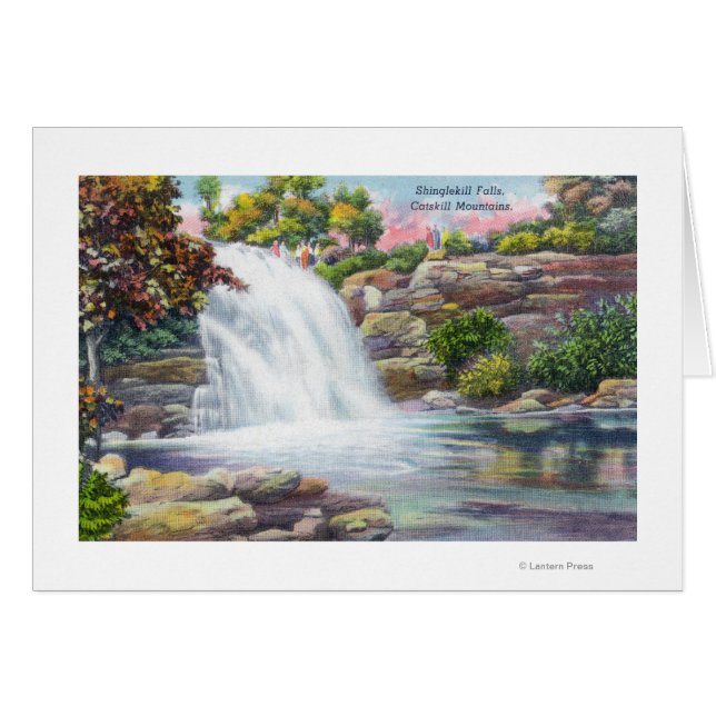 Sicht auf die Shinglekill-Fälle (Vorderseite (Horizontal))