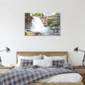 Sicht auf die Shinglekill-Fälle Leinwanddruck (Insitu (Schlafzimmer))