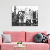 Sicht auf die Speicherstadt Hamburg, c.1910 Leinwanddruck (Insitu (Wohnzimmer))