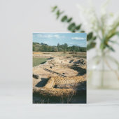 Sicht auf die Thermalbäder Postkarte (Stehend Vorderseite)