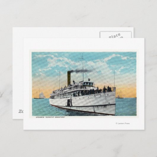 Sicht auf die typischen Sanddünen von Cape Cod Postkarte (Vorne/Hinten)