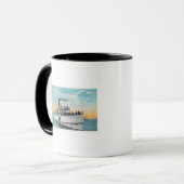 Sicht auf die typischen Sanddünen von Cape Cod Tasse (Vorderseite Links)